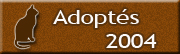 Chats adoptés en 2004