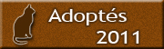 Chats adoptés en 2011